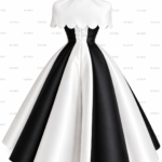 Elan dress with cape